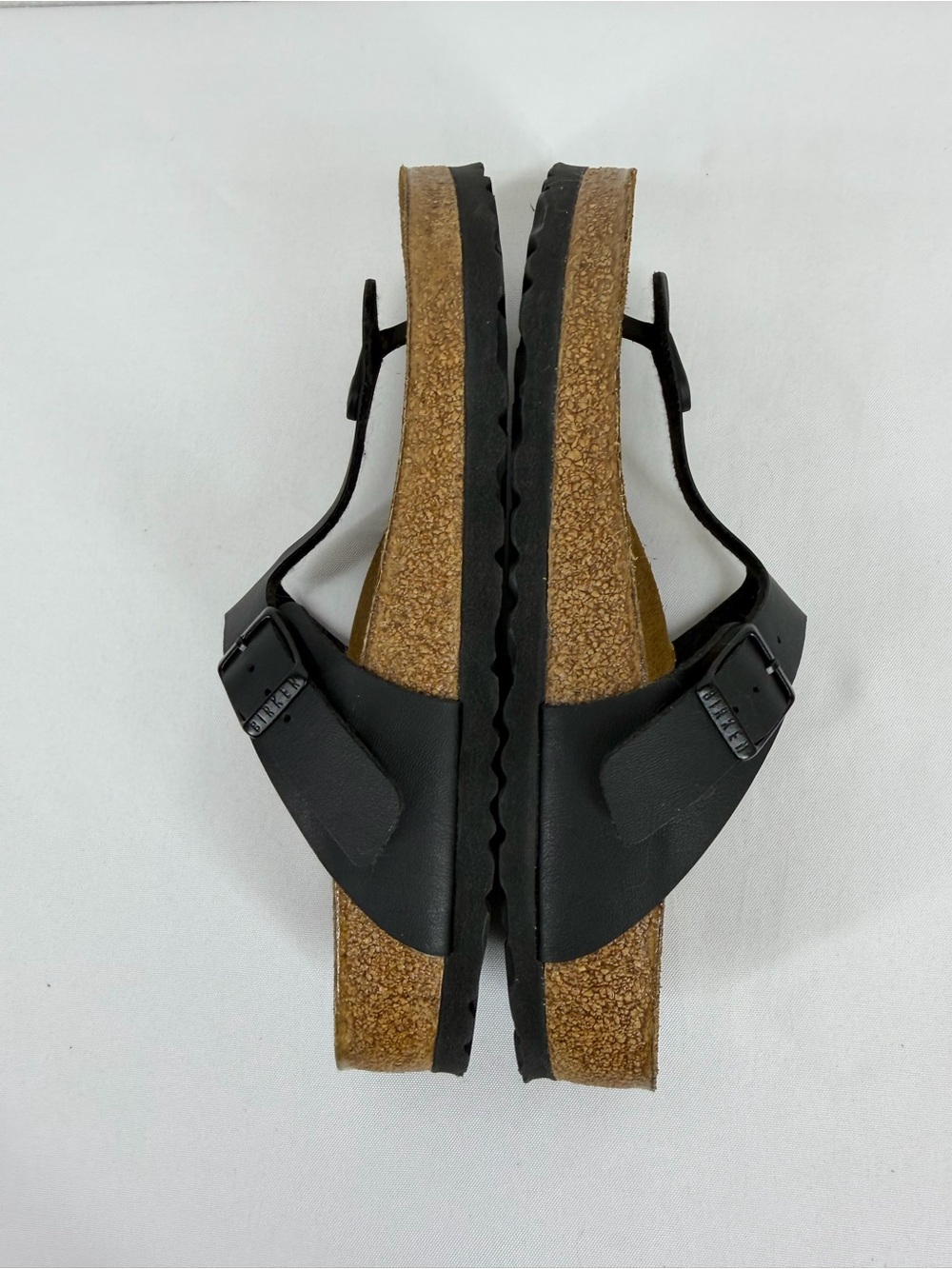 Birkenstock Women’s size 38 / 7 Gizeh Black Thong Sandals - Picture 9 of 13